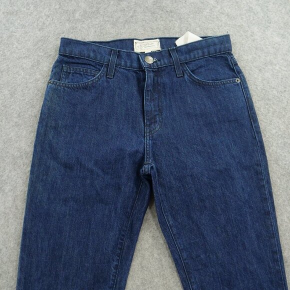 Current Elliott Jeans Womens 27 Blue Stove Pipe Straight Leg High Rise Zip New - Picture 3 of 16